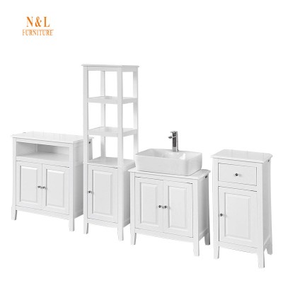 China factory Simple installation Storage under sink bathroom cabinet